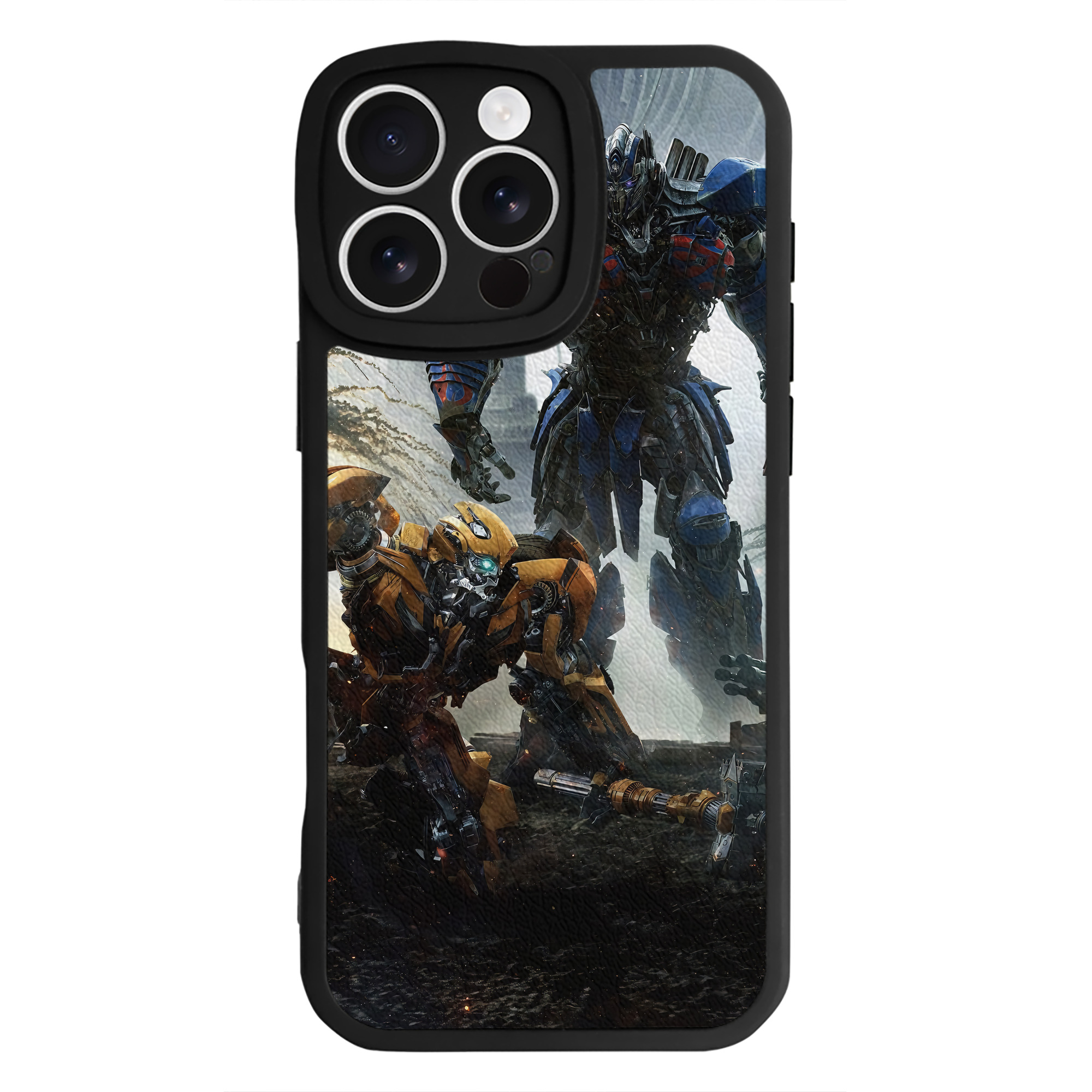 （画像用） Transformers トランスフォーマー 【iPhone 16シリーズ対応】シリコンスマホケース（レザー調） 材質：シリコン